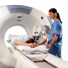 Patient getting Low-dose CT