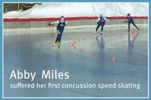 Abby Miles speed skating