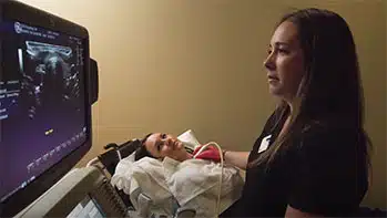 patient receiving ultrasound