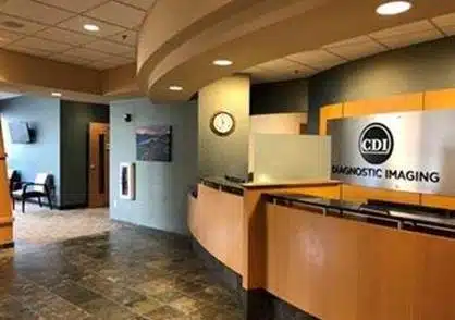 Front desk area at CDI Plymouth, MN.