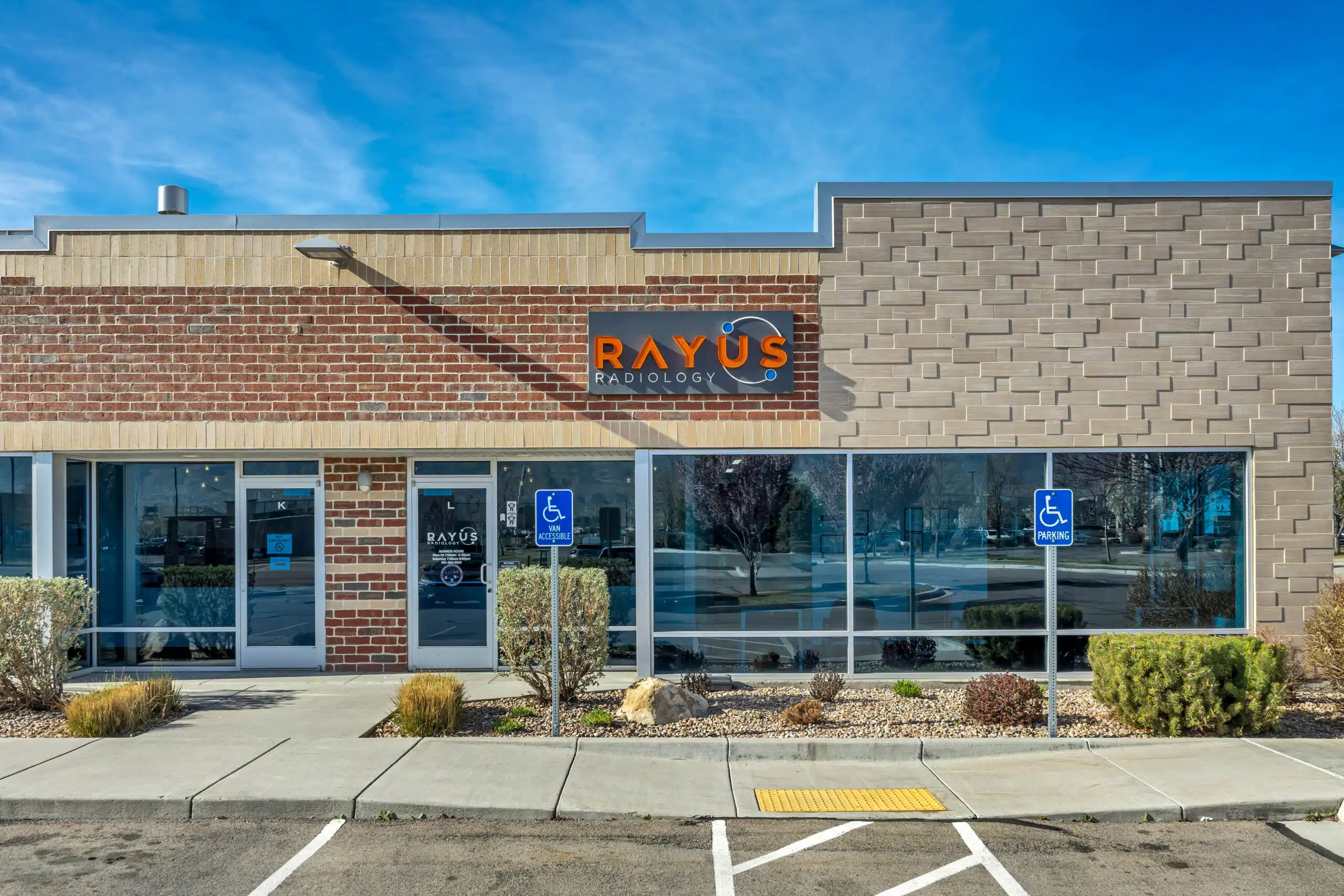 RAYUS Radiology Pleasant Grove Utah exterior brick building