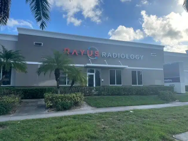 RAYUS Radiology diagnostic imaging center in 1572 Palm Beach Lakes Boulevard Suite 2, West Palm Beach, FL 33401