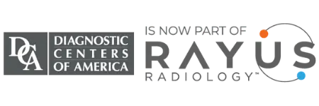 dca diagnostic centers of america is now part of rayus radiology logo