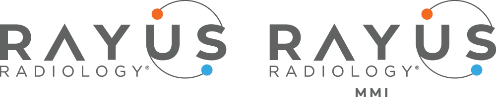 rayus radiology logo and rayus radiology mmi logo