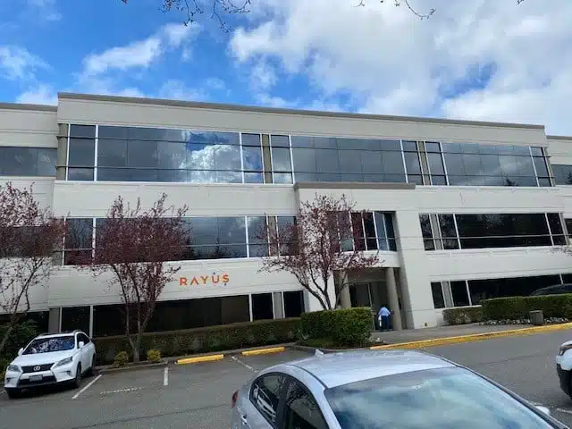 RAYUS Radiology diagnostic imaging center in 33801 First Way S., Suite 101, Federal Way, WA 98003 white building