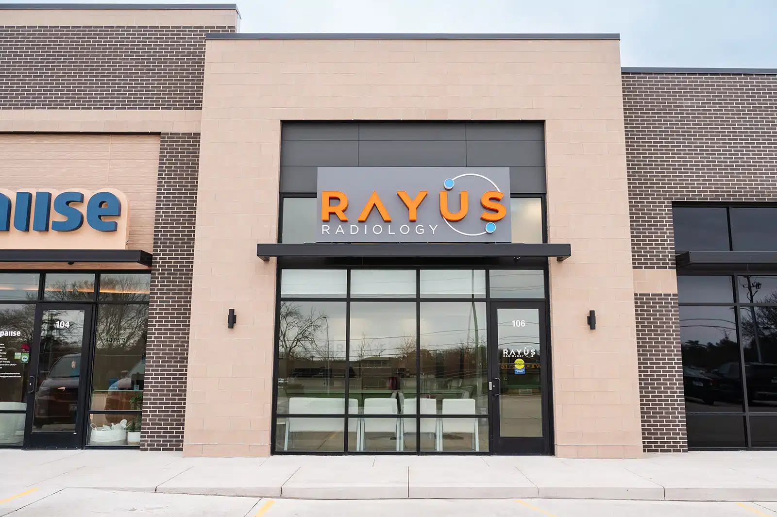RAYUS Radiology West Des Moines, Iowa exterior beige and brown building
