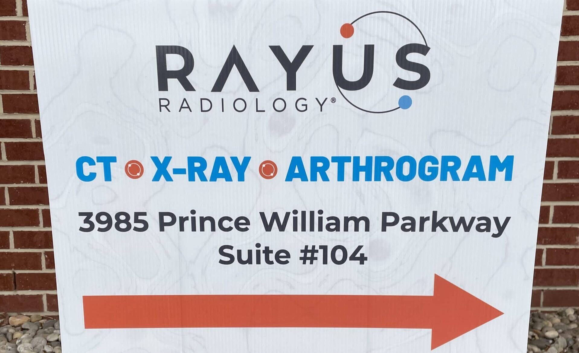 RAYUS Radiology CT Xray Arthrogram sign